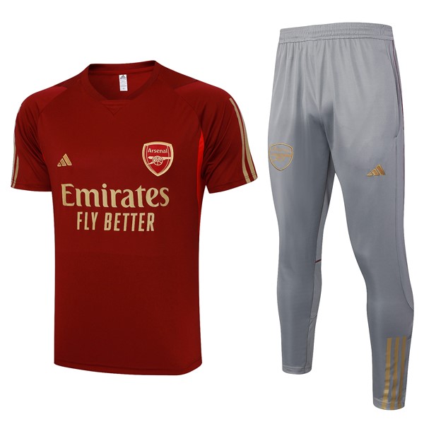 Thailande Maillot Arsenal Ensemble Complet 2024 Rouge